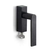 Formani PBA101-DKLOCK draaikiepgarnituur afsluitbaar PVD mat zwart linksdraaiend