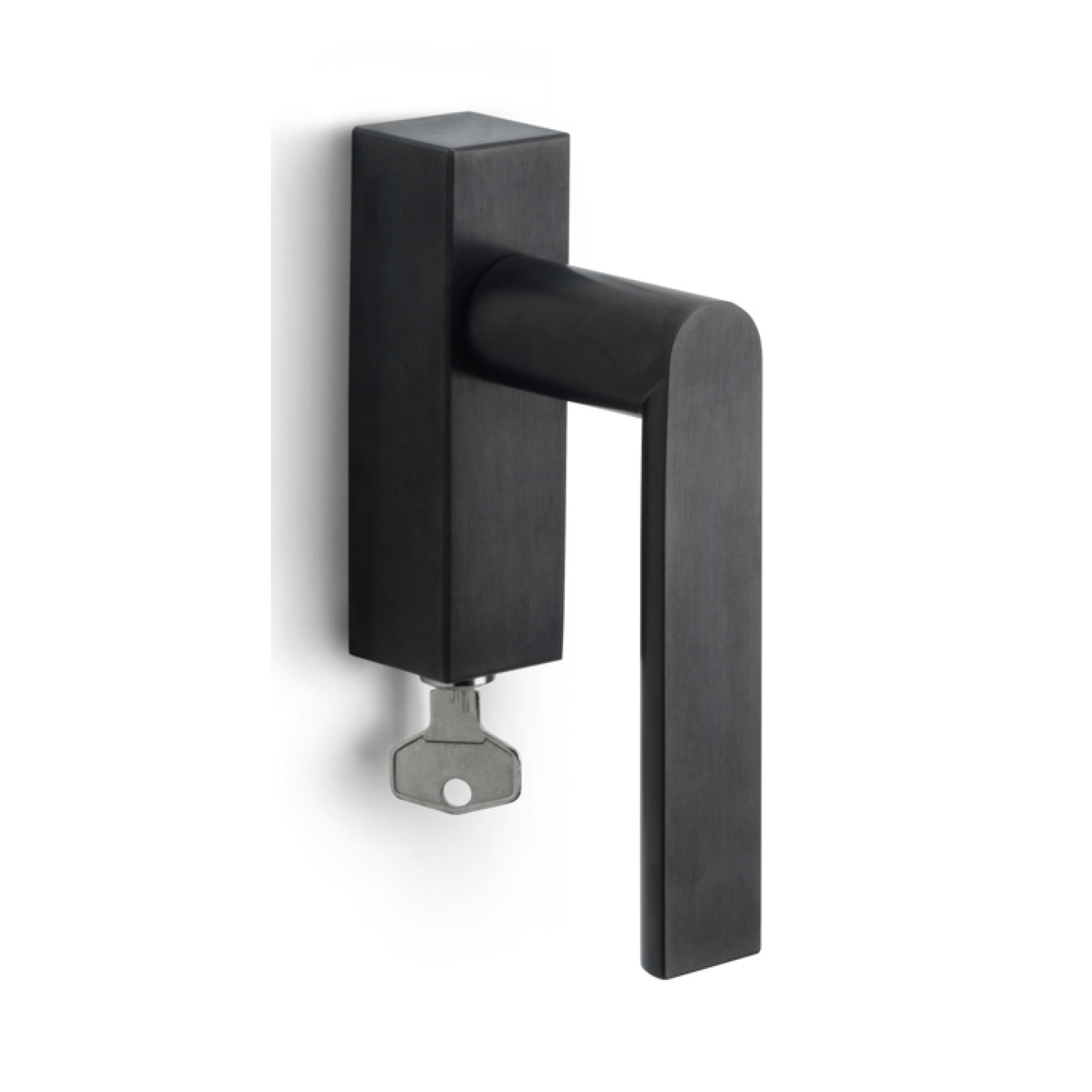 Formani PBA101-DKLOCK draaikiepgarnituur afsluitbaar PVD mat zwart linksdraaiend