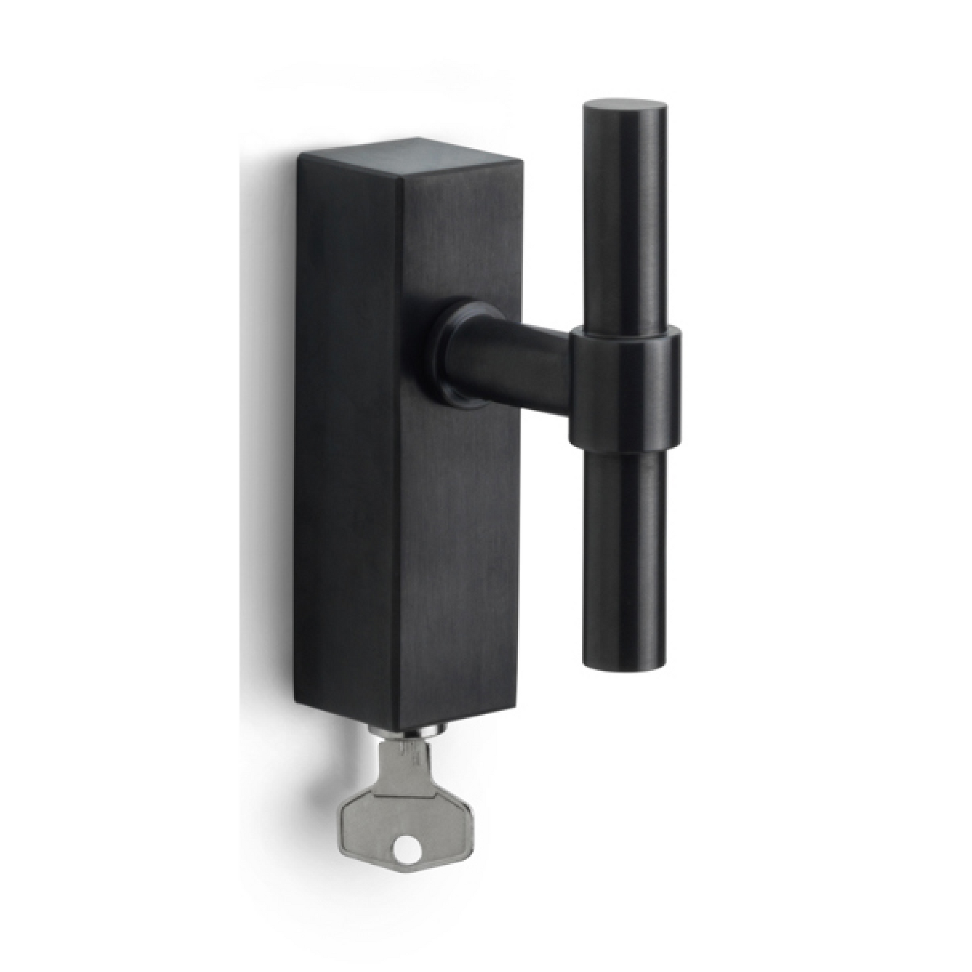 Formani PBT15-DKLOCK draaikiepgarnituur afsluitbaar PVD mat zwart