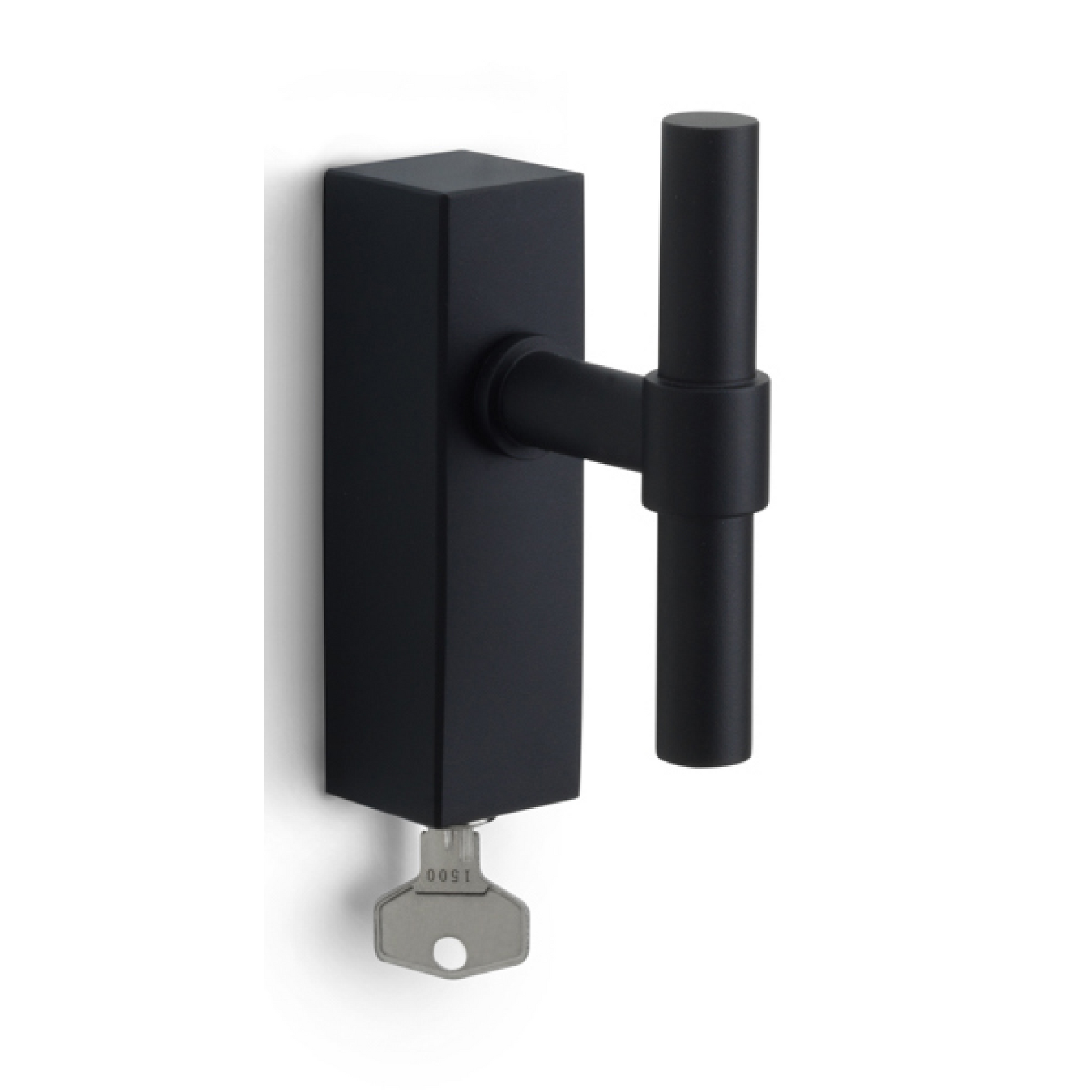 Formani PBT15-DKLOCK draaikiepgarnituur afsluitbaar mat zwart rechts/links draaiend