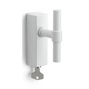 Formani PBT15-DKLOCK draaikiepgarnituur afsluitbaar wit rechts/links draaiend