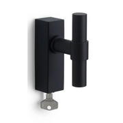 Formani PBT20-DKLOCK draaikiepgarnituur afsluitbaar mat zwart rechts/links draaiend