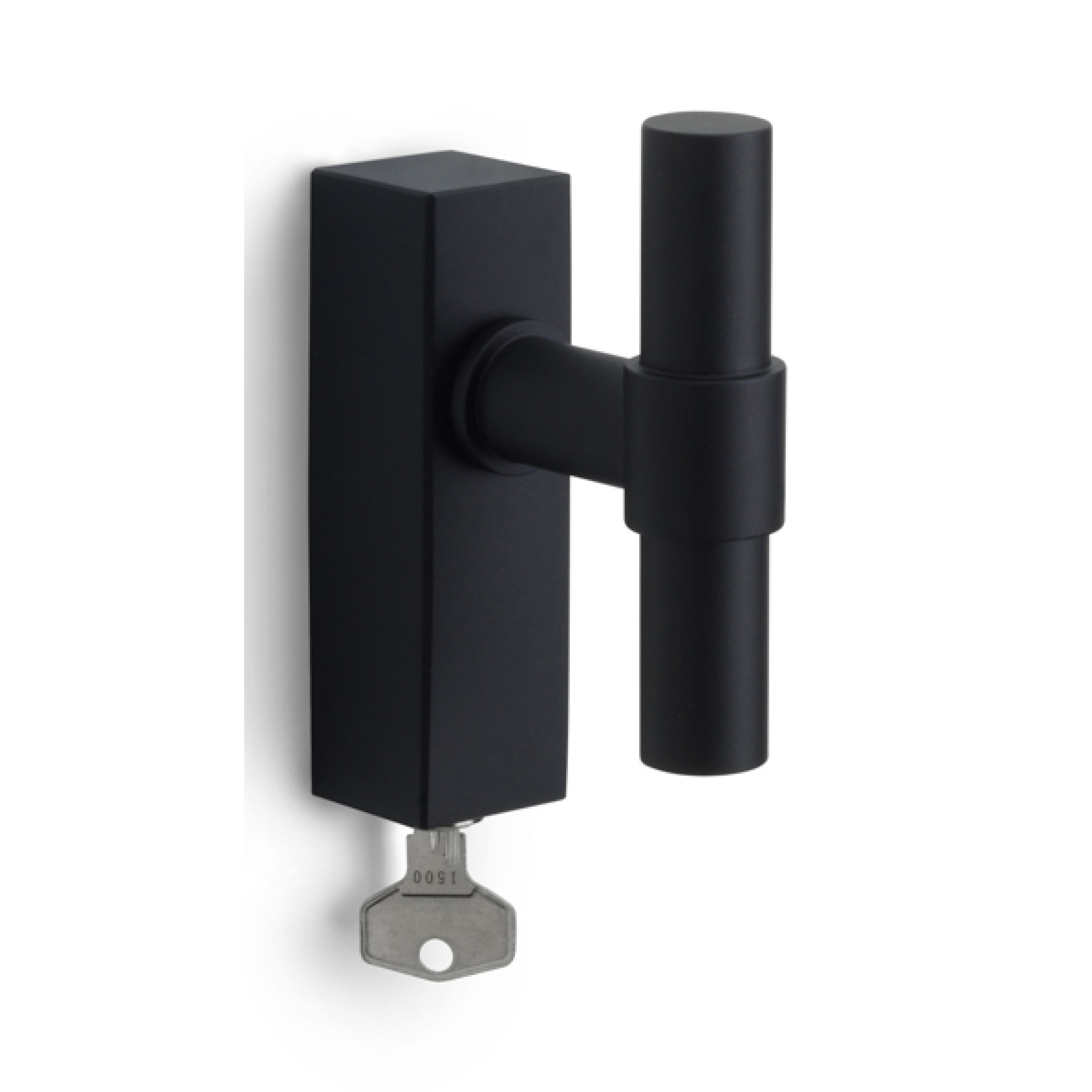 Formani PBT20-DKLOCK draaikiepgarnituur afsluitbaar mat zwart rechts/links draaiend