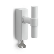Formani PBT20-DKLOCK draaikiepgarnituur afsluitbaar wit rechts/links draaiend