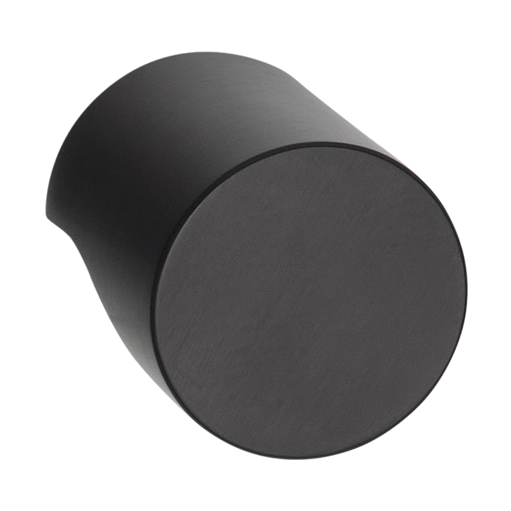 Formani Piet Boon ONE GL24M massieve meubelknop 24mm -PVD Mat Zwart - Deurbeslag-expert