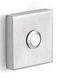 Formani BSQ53 beldrukker BASICS RVS geborsteld