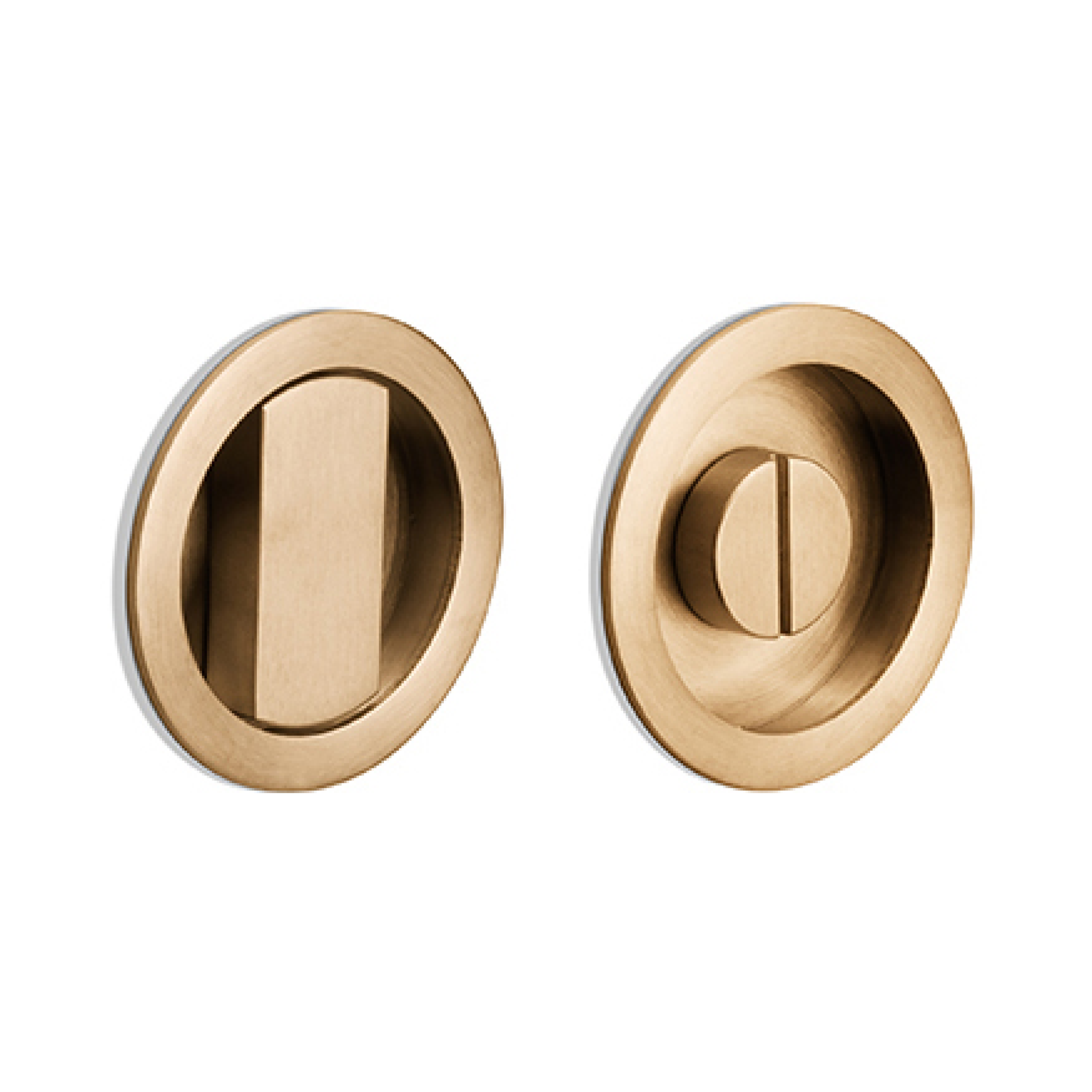Formani | Schuifdeurkommen | LB57S | 57mm | Pvd Licht Brons