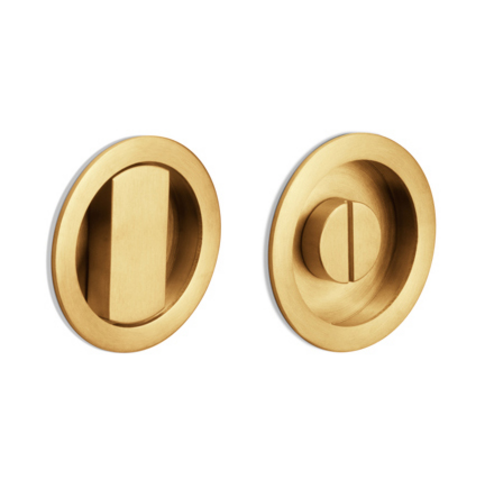 Formani | Schuifdeurkommen | LB57S | 57mm | Pvd Mat Goud