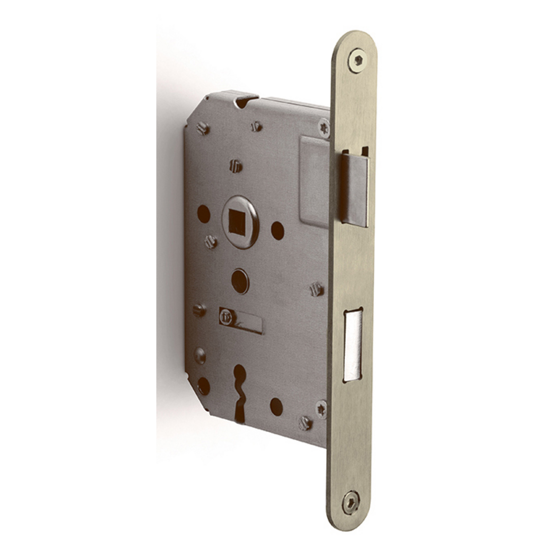 Formani BASICS LBLA-N56 deurslot sleutel afgerond PVD Champagne