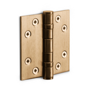 FORMANI Kogellagerscharnier | 76x76 | PVD Licht Brons | LBS7676 Rechte Hoeken