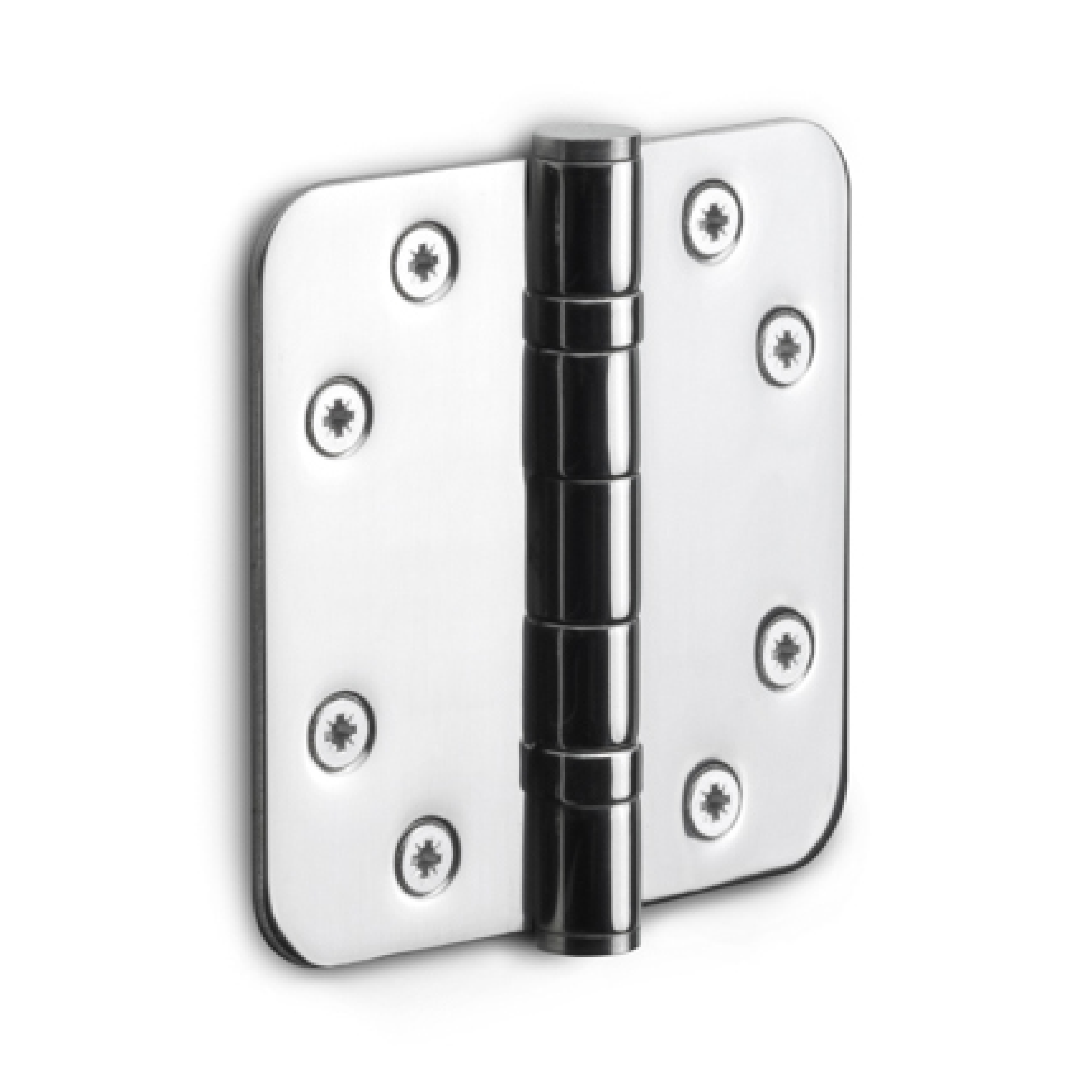FORMANI Kogellagerscharnier | 89x89 | RVS Gepolijst | Chroom Look | LBSA8989 Afgerond