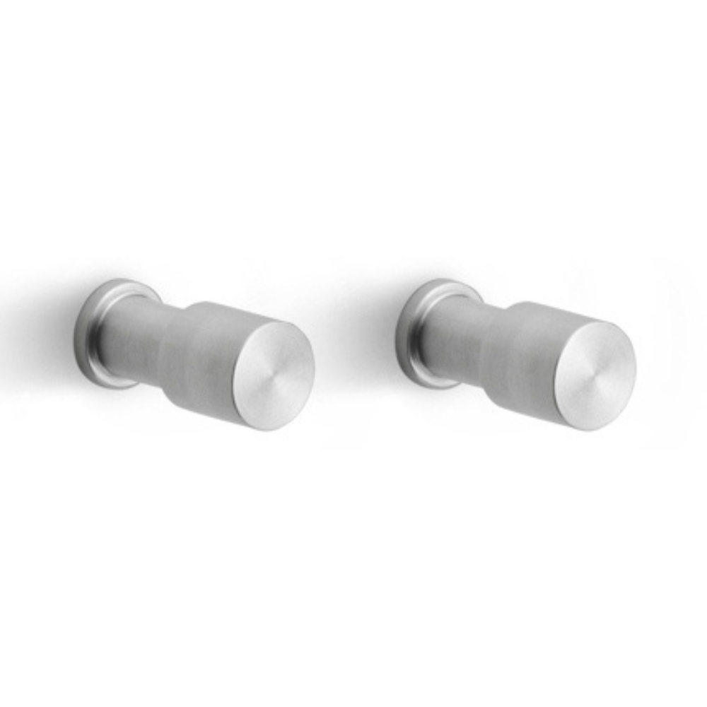 Formani | ONE | PB20 | Set Van 2 Haken | Mat Roestvast Staal