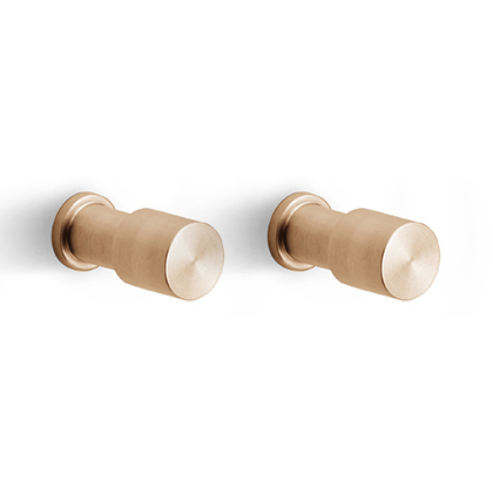 Formani | ONE | PB20 | Set Van 2 Haken | PVD licht brons