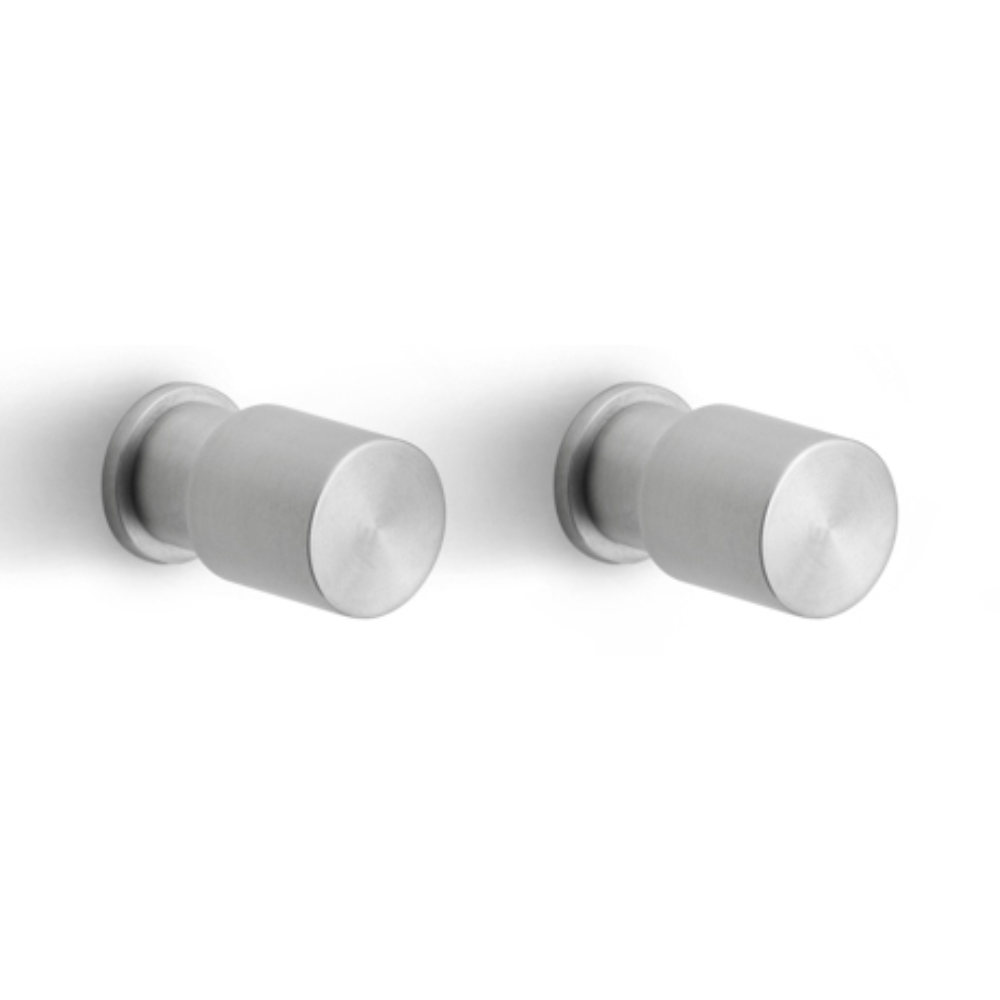 Formani | ONE | PB25 | Set Van 2 Haken | Mat Roestvast Staal