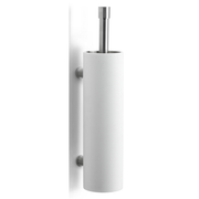 Formani | ONE | PB303 | Toiletborstel Met Muurbevestiging | Mat Roestvast Staal/ Wit/ Corian