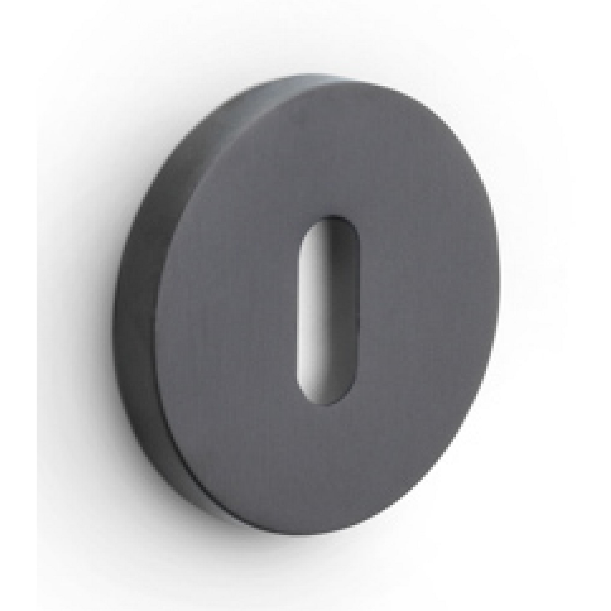 Formani | Sleutelplaatje | GLN53 | 53mm | PVD mat zwart