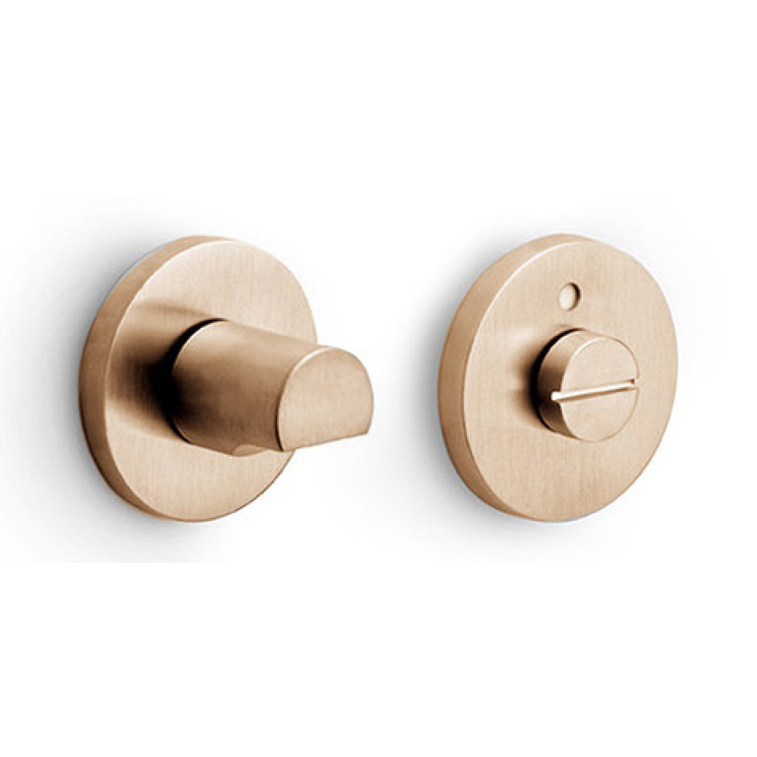 FORMANI | toiletgarnituur  PVD licht brons | Gensler | RIVIO | GLWC53