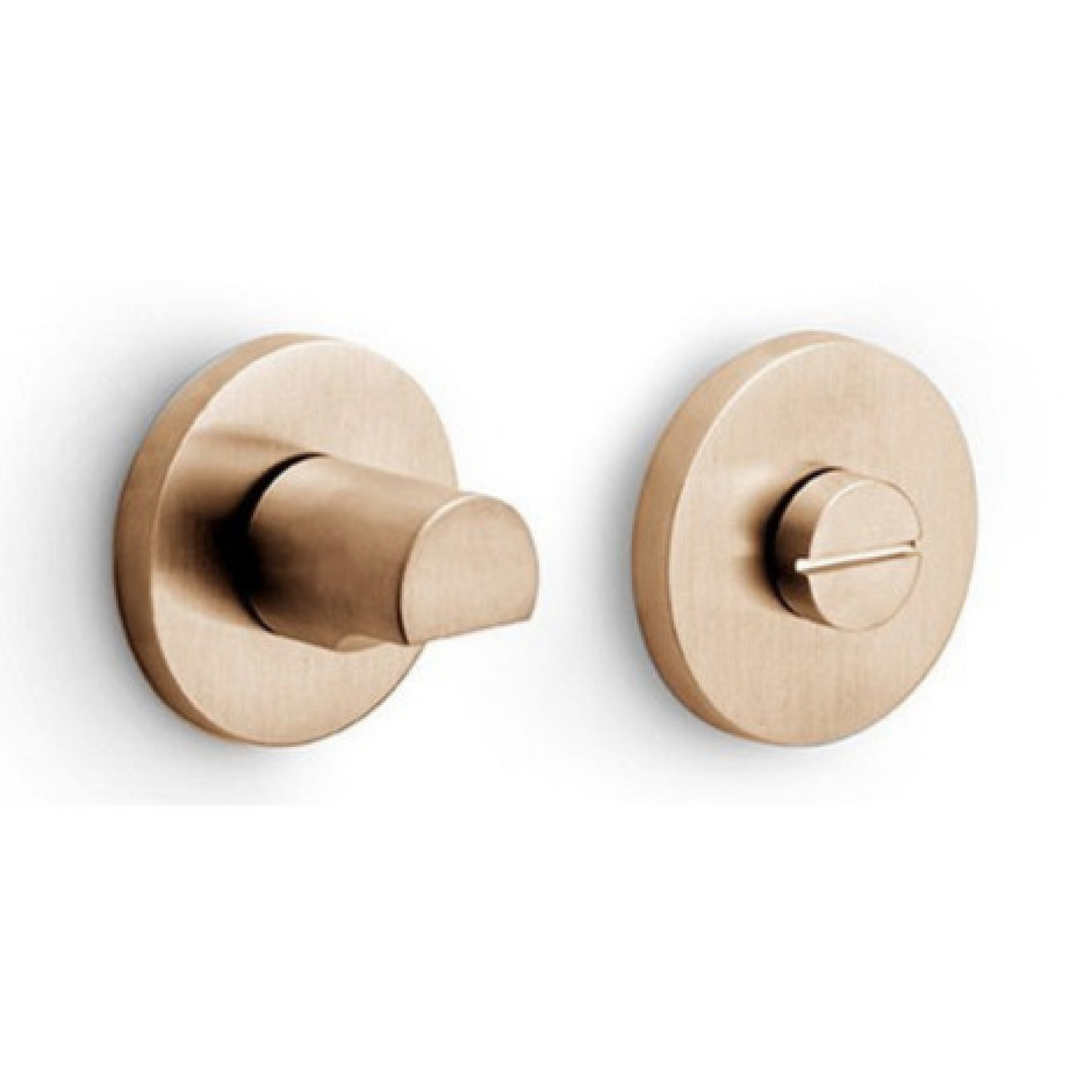 FORMANI | toiletgarnituur  PVD licht brons | Gensler | RIVIO | GLWC53-ZI