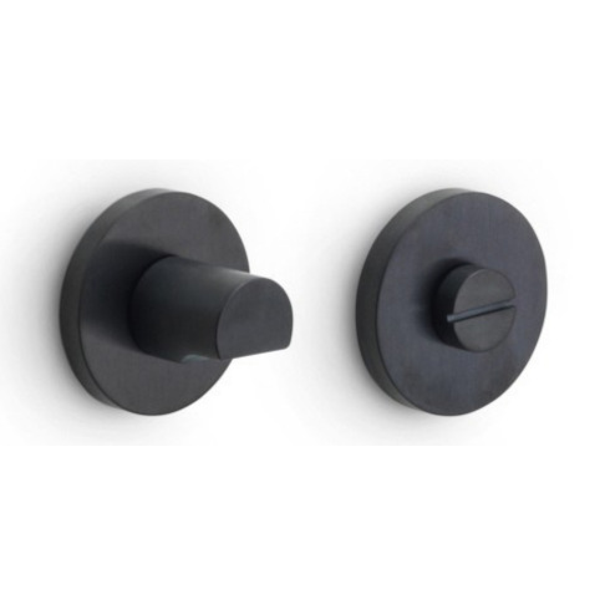 FORMANI | toiletgarnituur  PVD mat zwart | Gensler | RIVIO | GLWC53-ZI