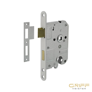 Griff Meister | Woningbouw cilinder dag- en nachtslot 55 mm | Witte voorplaat - Deurbeslag-expert