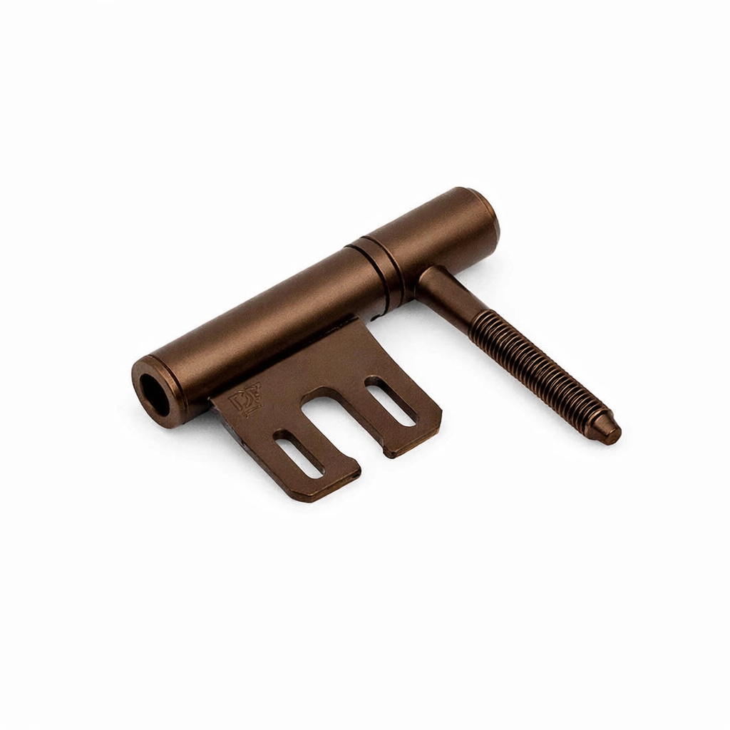 Griff Meister | Inboorpaumelle brons | Ø 14 mm | Metsel kozijn H | staal brons