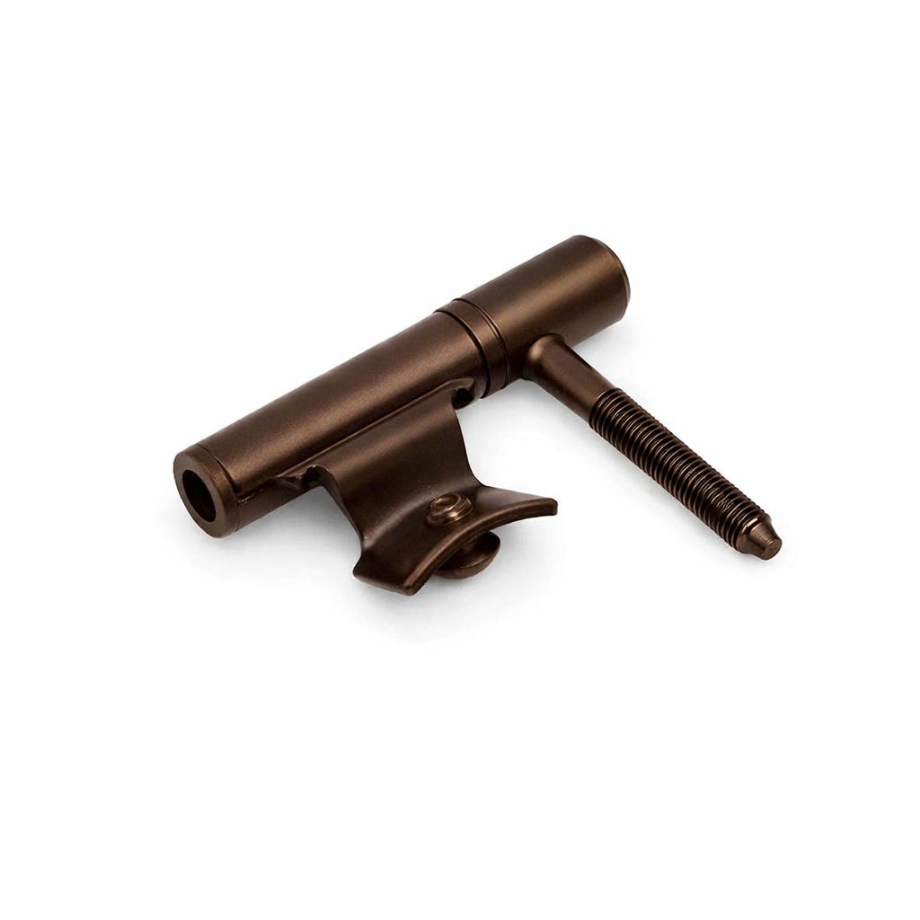 Griff Meister | Inboorpaumelle brons | Ø 14 mm | metsel kozijn | staal brons