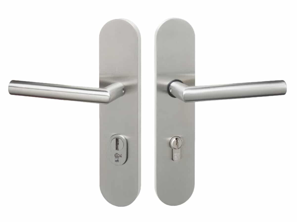 Hafi Private Line | Veiligheidsbeslag | Model 203 kruk/kruk met kerntrekbeveiliging - Deurbeslag-expert