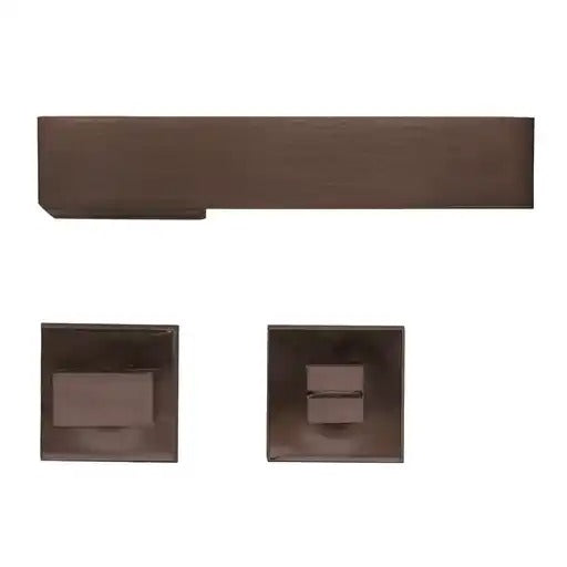 HDD Pro DEURKRUK PRO X-TREME MAT BRONS op rond rozet - Deurbeslag-expert