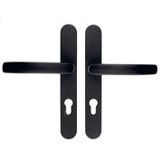 HDD Pro | Veiligheidsgarnituur | Ovaal Kruk/kruk | Zwart Structuur UV | 72mm