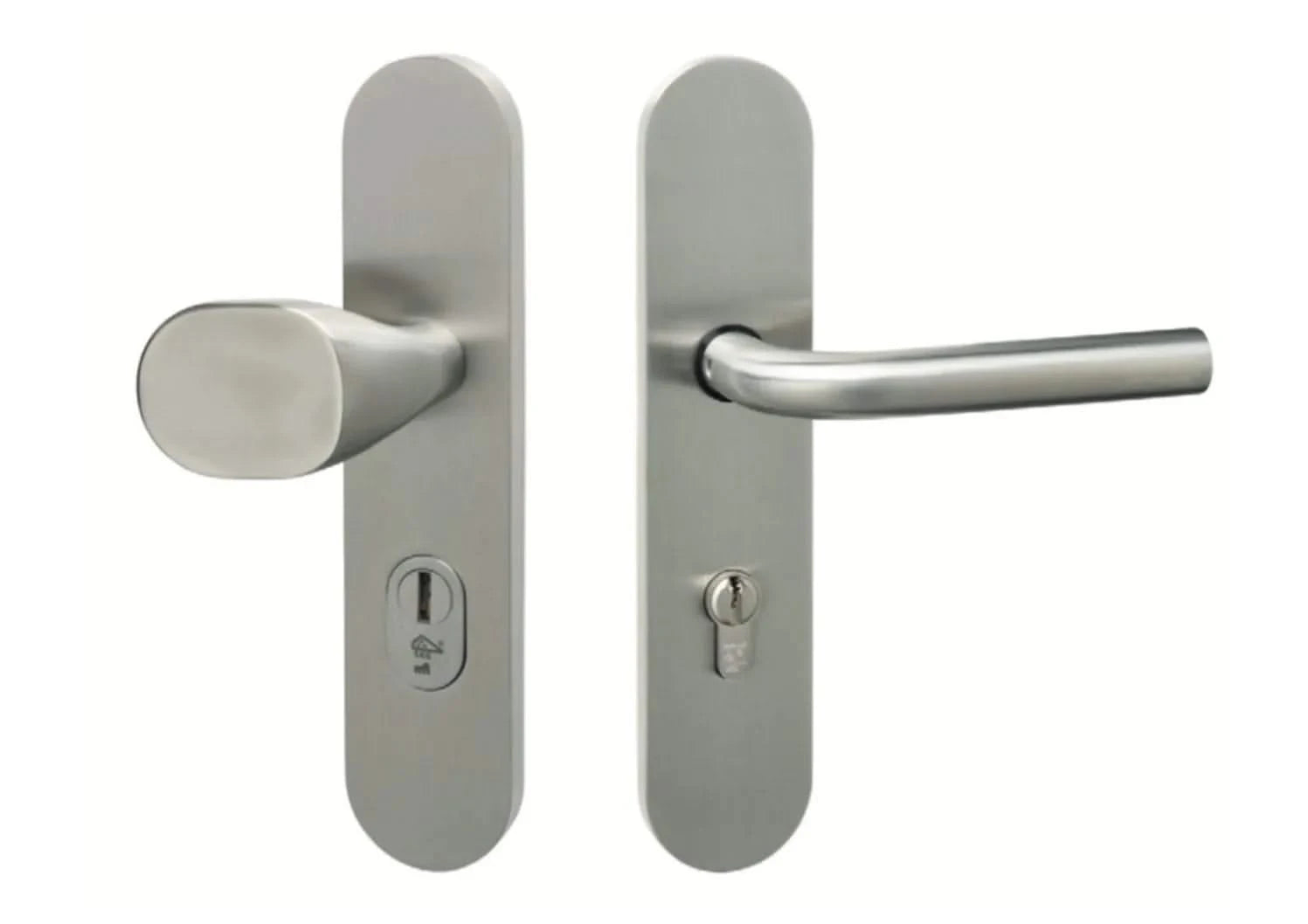 Hafi Private Line | Veiligheidsbeslag | Model 201 kruk/greep met kerntrekbeveiliging | RVS - Deurbeslag-expert