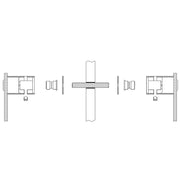 Hard Brass | Montage Voor Handgrepen Dubbelzijdig Glas