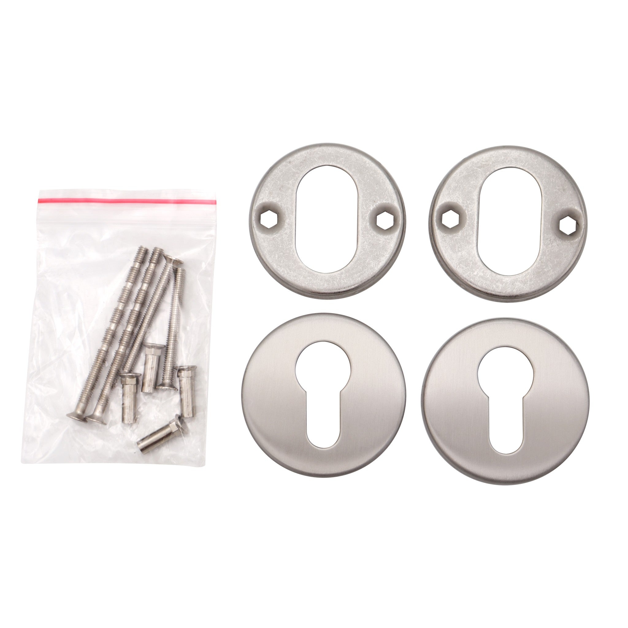 Griff Meister Cilinderrozet 53mm - RVS geborsteld (3)