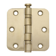 Griff Meister Kogellagerscharnier 76x76 mm Afgeronde hoeken Champagne PVD