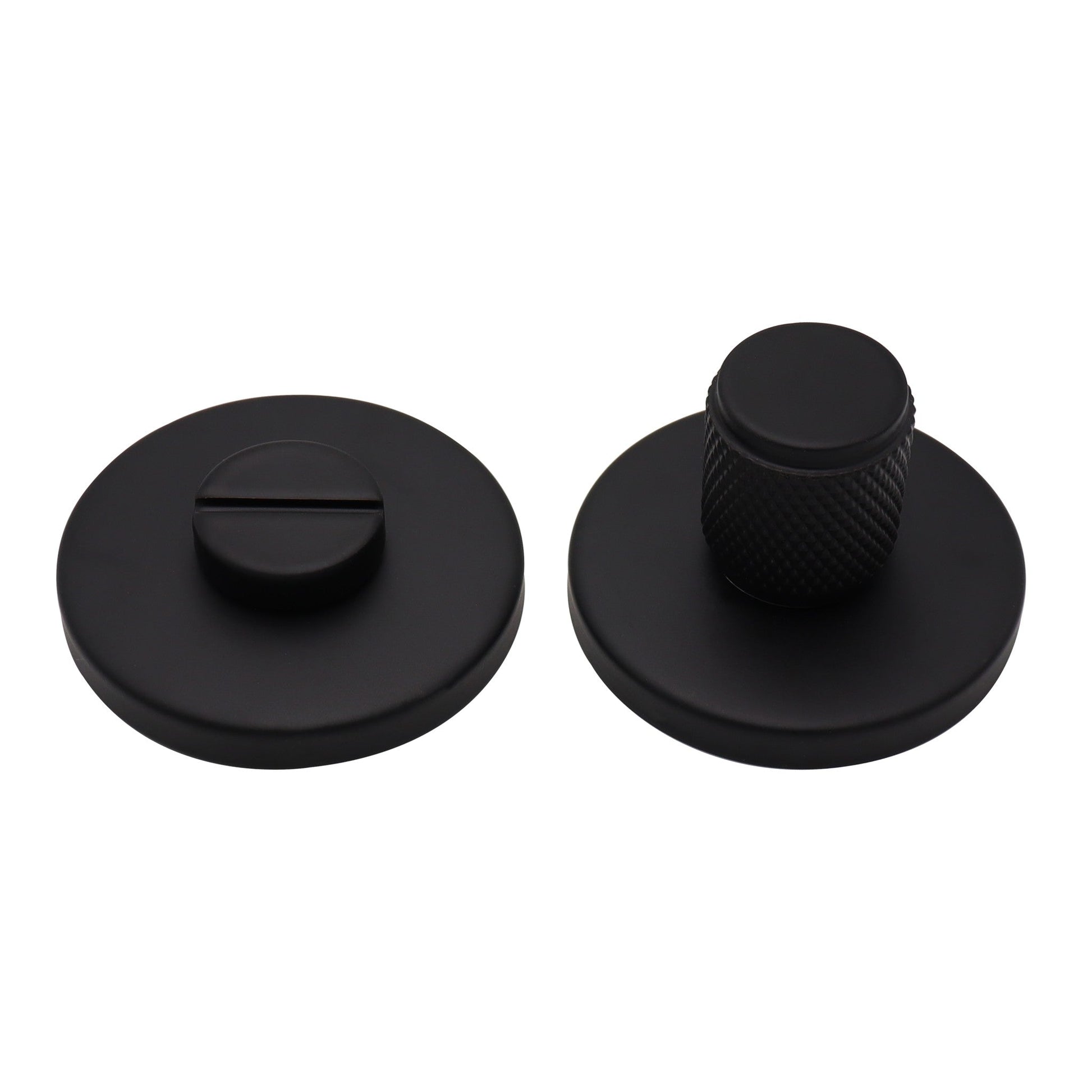 Griff Meister Toiletsluiting Knurl 53mm - mat zwart