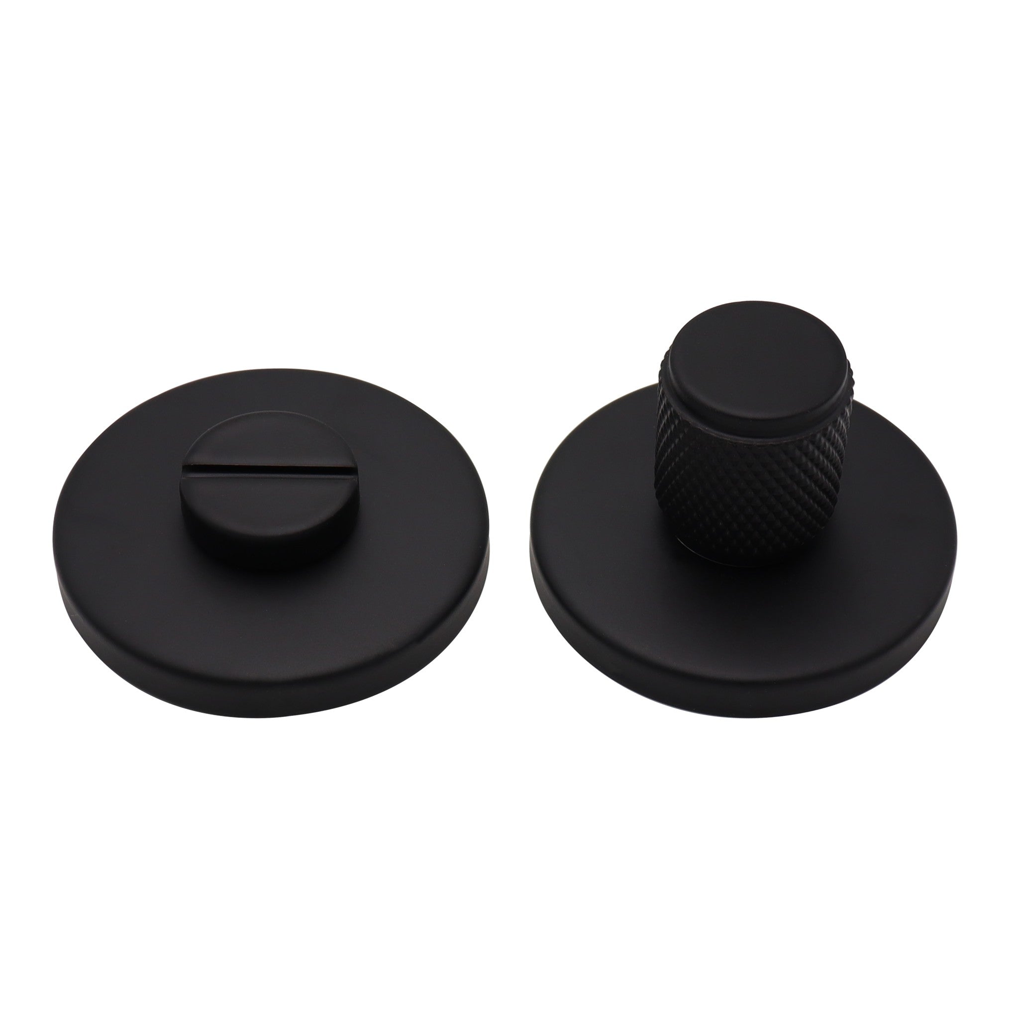 Griff Meister Toiletsluiting Knurl 53mm - mat zwart