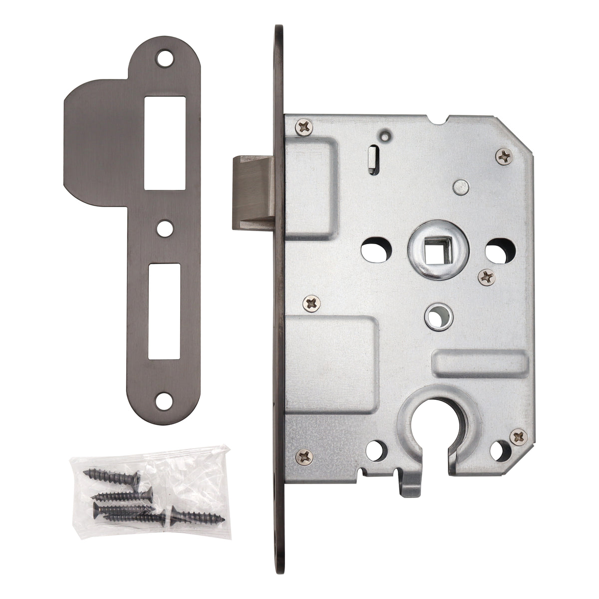 Griff Meister Insteekslot Dag- en nachtslot (PC55) Gunmetal – detailweergave