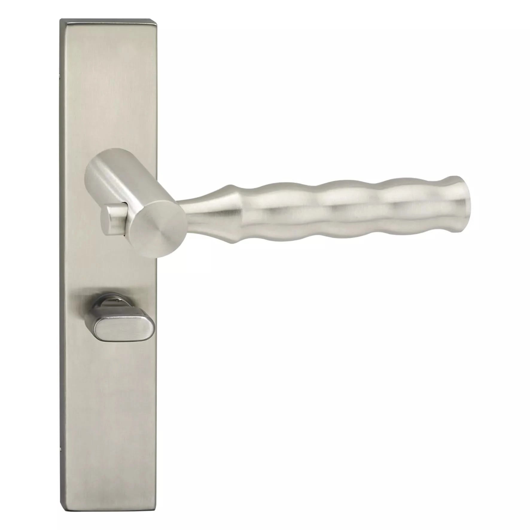 Impresso Alford RVS geborsteld op Rechthoekig schild - Deurbeslag-expert