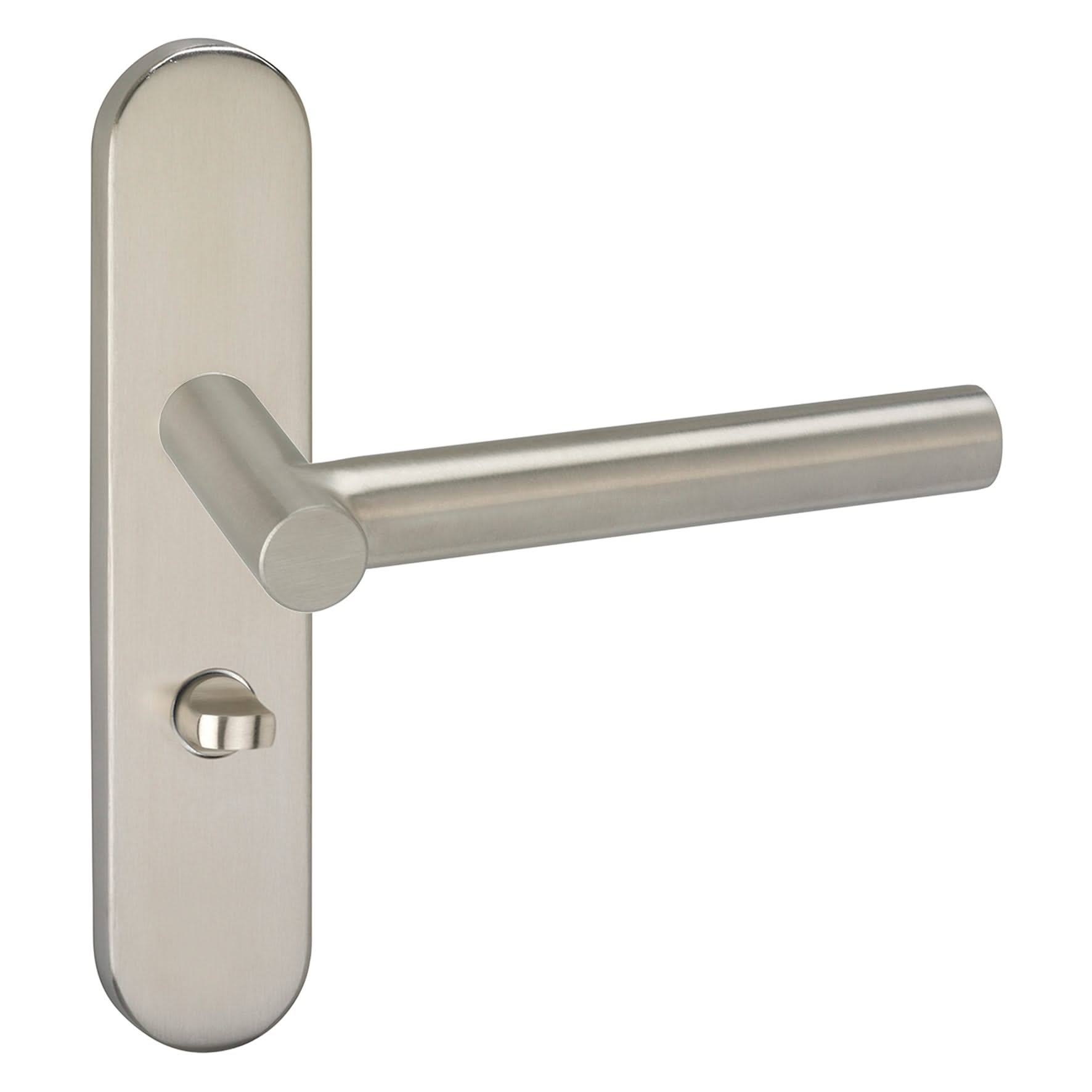 Impresso Alton RVS geborsteld op Ovaal schild - Deurbeslag-expert