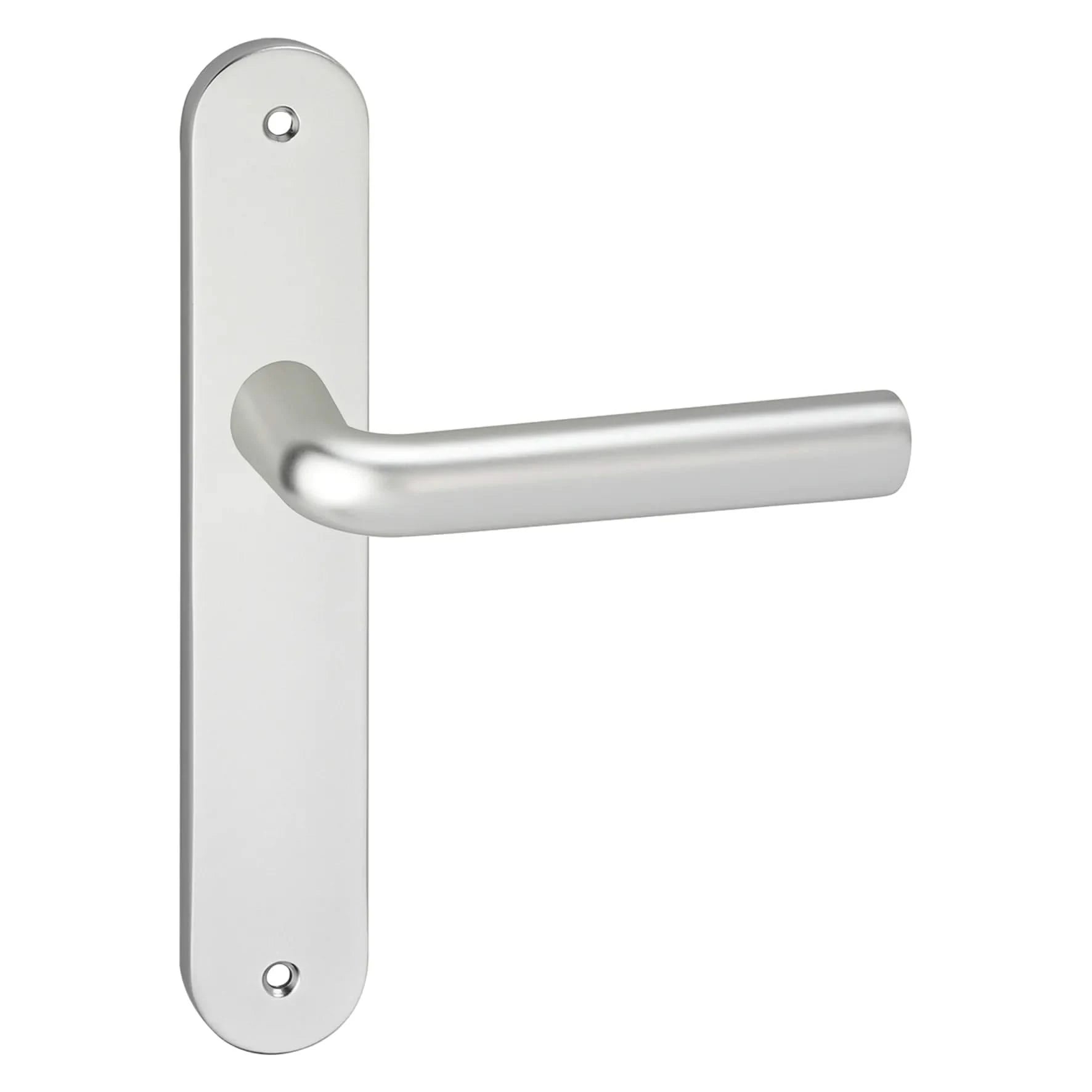 Impresso Bolton Aluminium op Ovaal schild met schroeven Blind