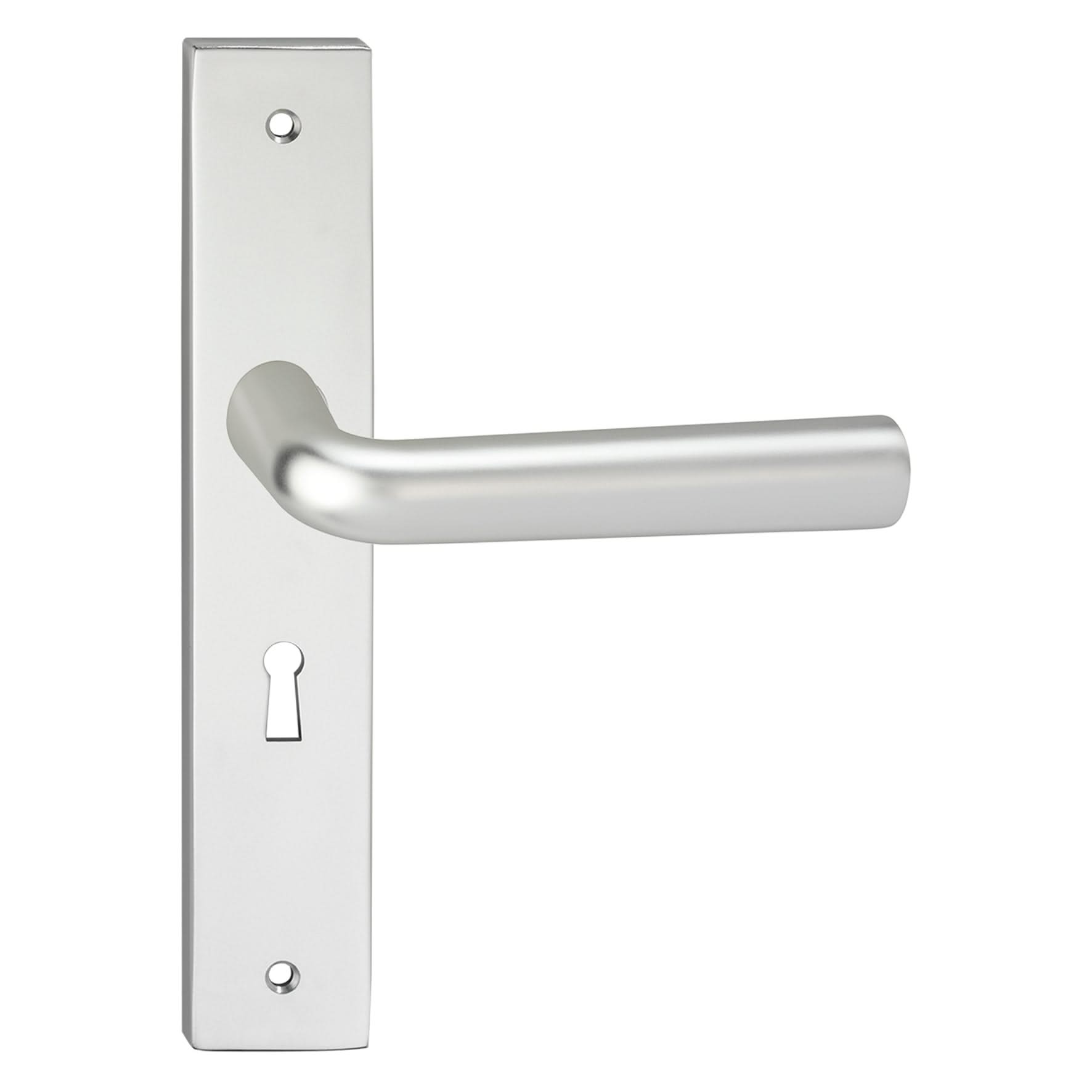 Impresso Bolton Aluminium op Rechthoekig schild - Deurbeslag-expert