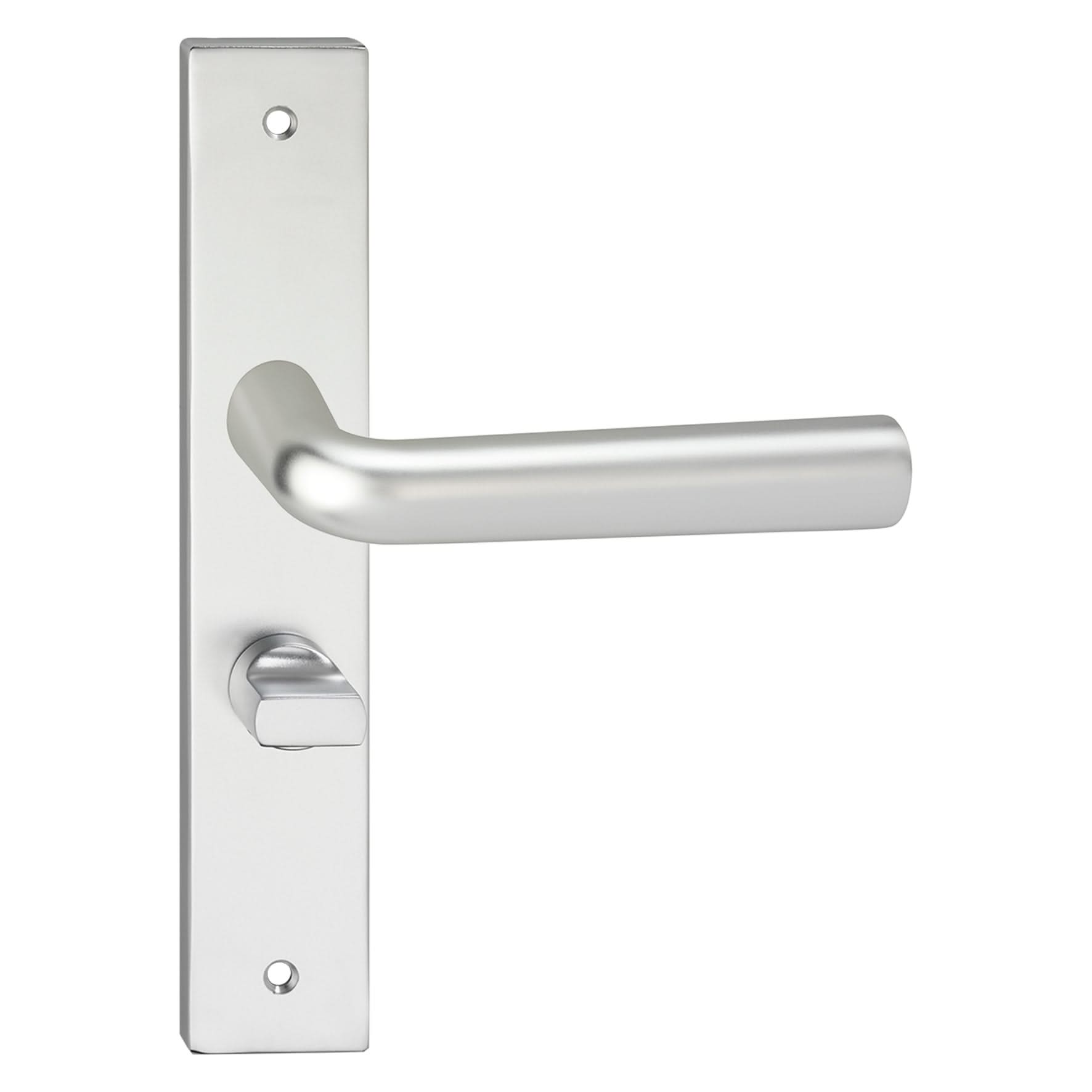 Impresso Bolton Aluminium op Rechthoekig schild - Deurbeslag-expert