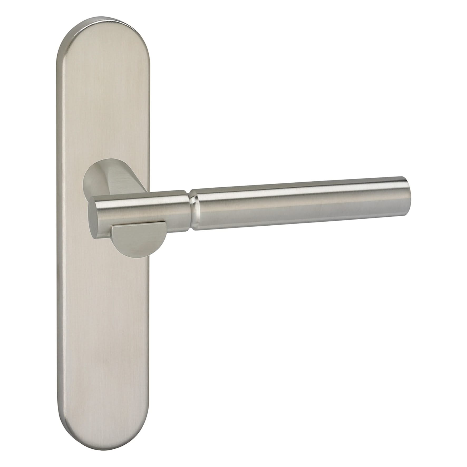 Impresso Bretton RVS geborsteld op Ovaal schild Blind