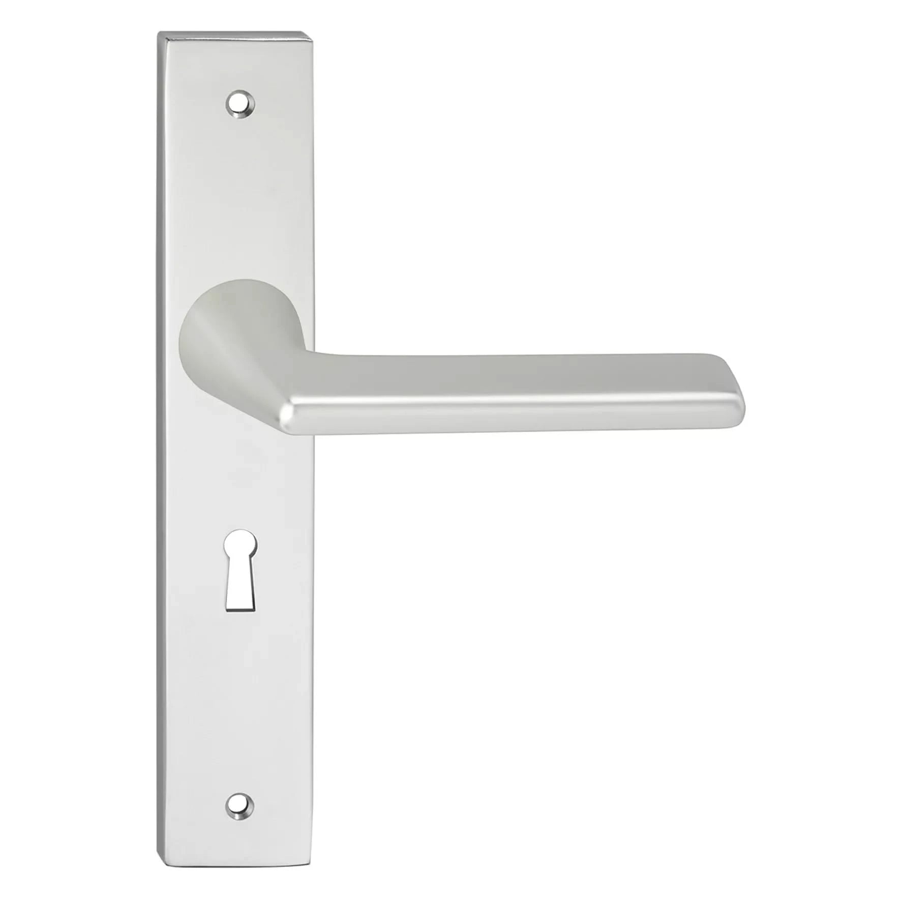 Impresso Bristol Aluminium op Rechthoekig schild - Deurbeslag-expert