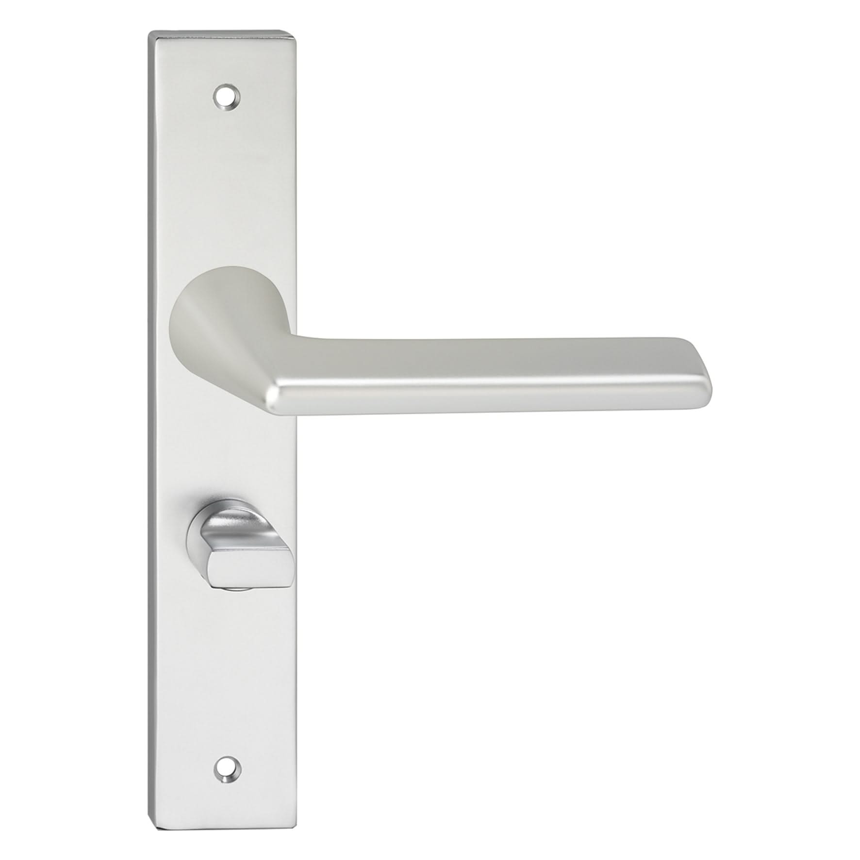 Impresso Bristol Aluminium op Rechthoekig schild - Deurbeslag-expert