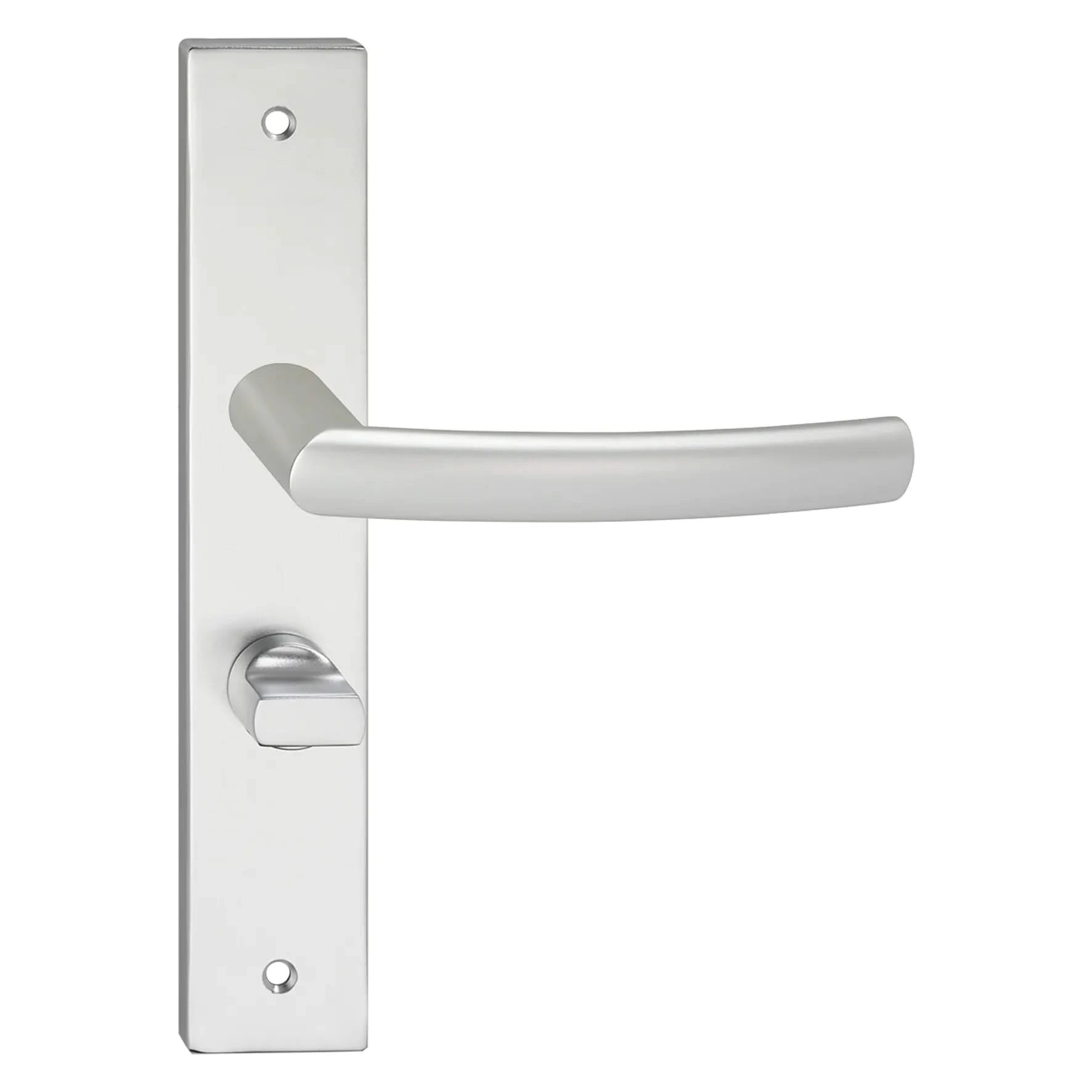 Impresso Burton Aluminium op Rechthoekig schild - Deurbeslag-expert