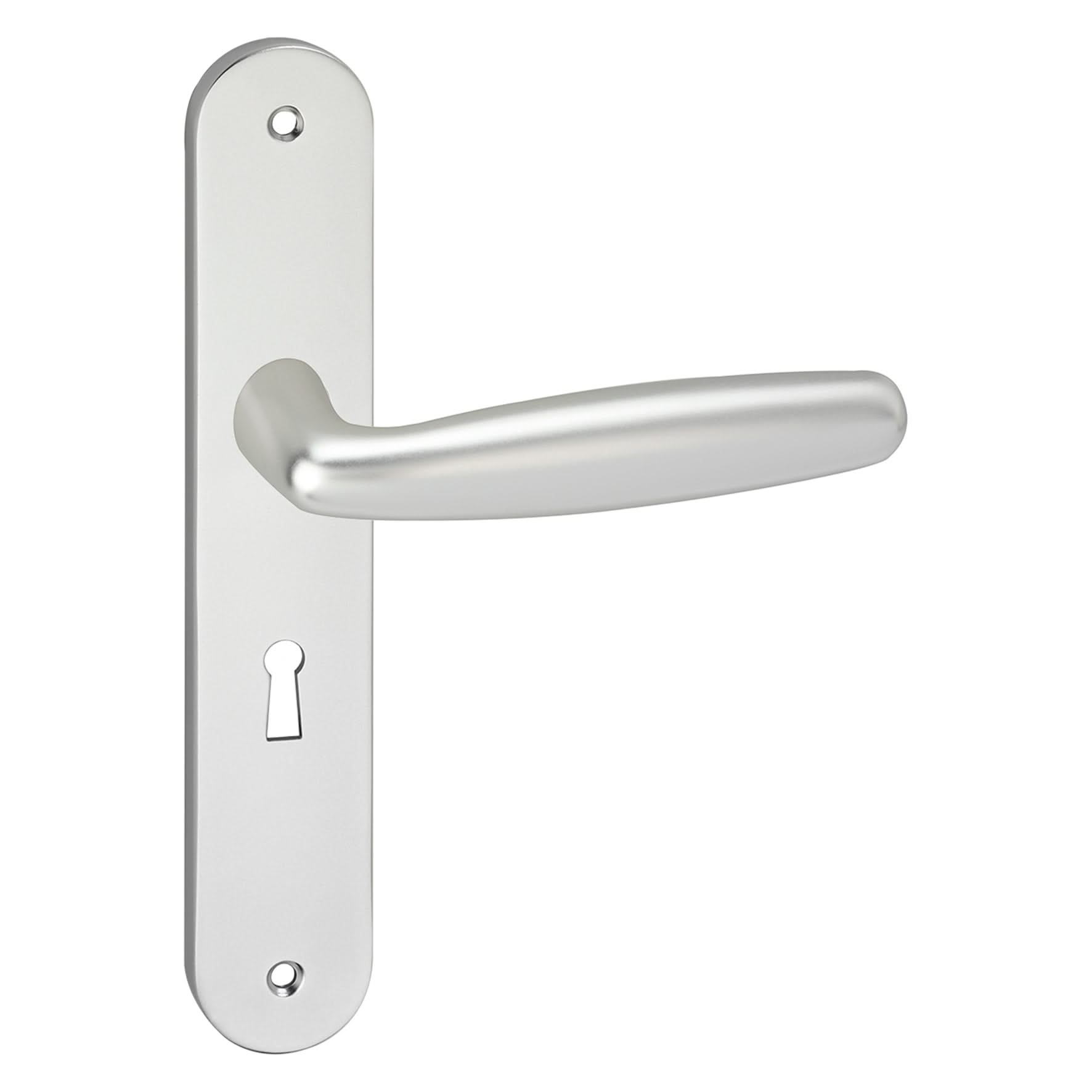 Impresso Cambridge Aluminium op Ovaal schild met schroeven - Deurbeslag-expert