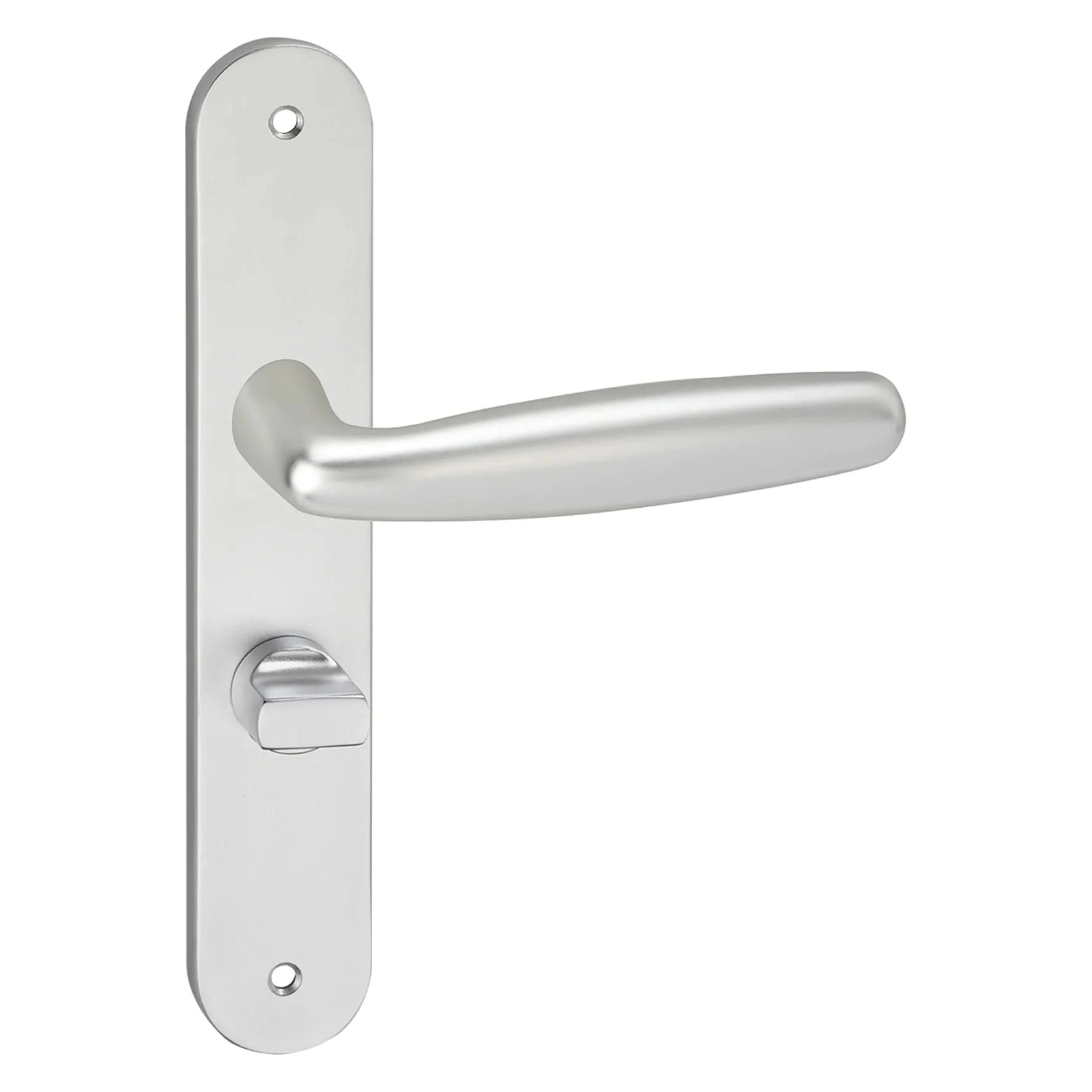 Impresso Cambridge Aluminium op Ovaal schild met schroeven - Deurbeslag-expert