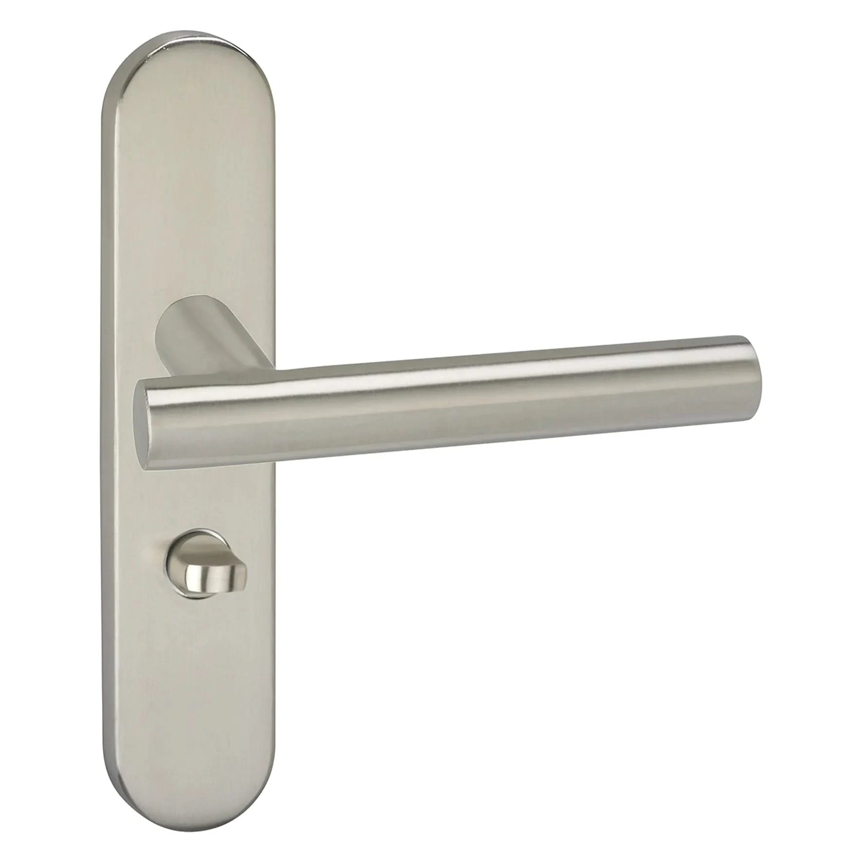 Impresso Chelsea RVS geborsteld op Ovaal schild - Deurbeslag-expert