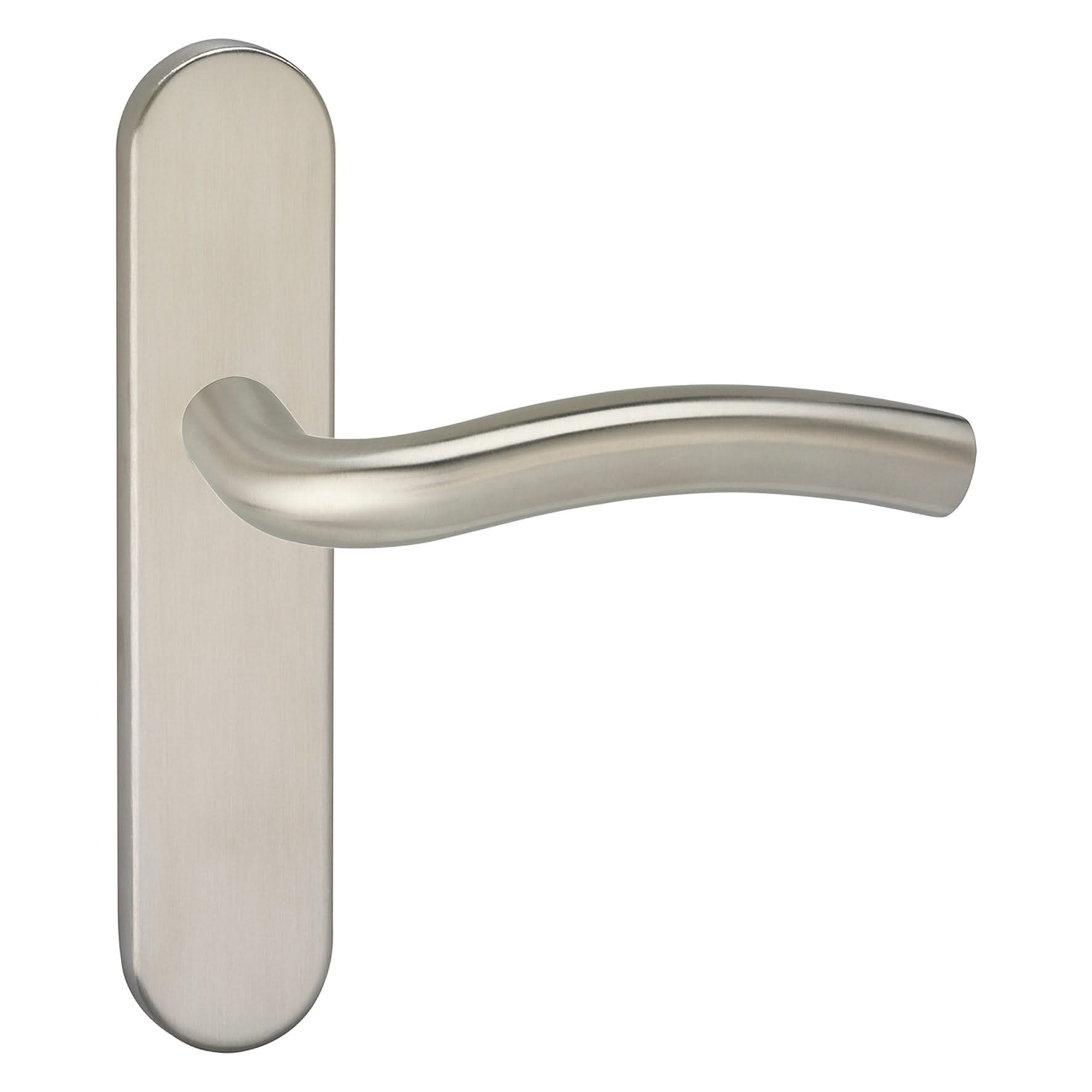 Impresso Conway RVS geborsteld op Ovaal schild Blind