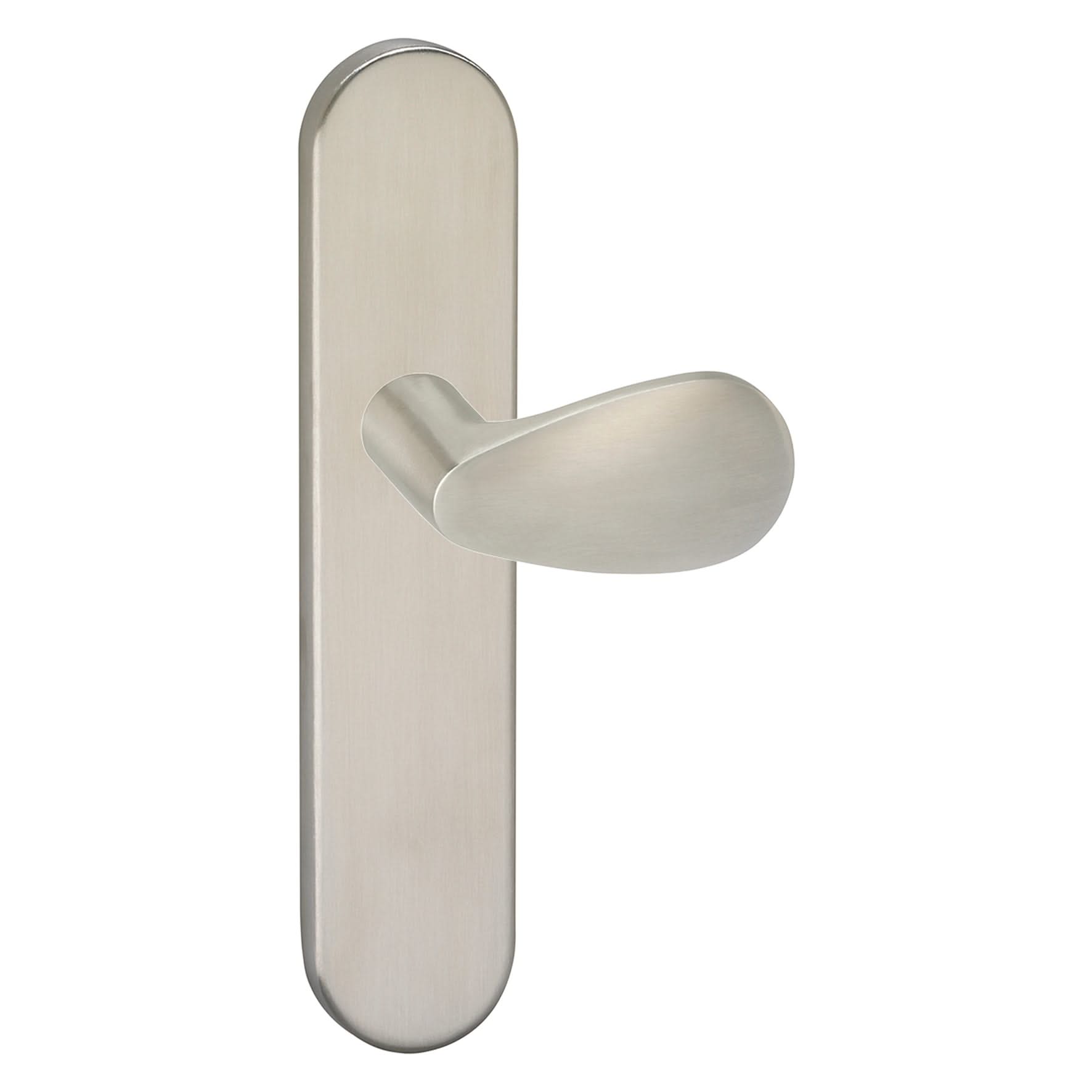 Impresso Derby RVS geborsteld op Ovaal schild Blind